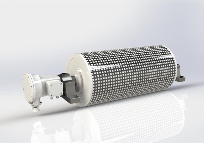 belt drives- permanent magnet motor drum