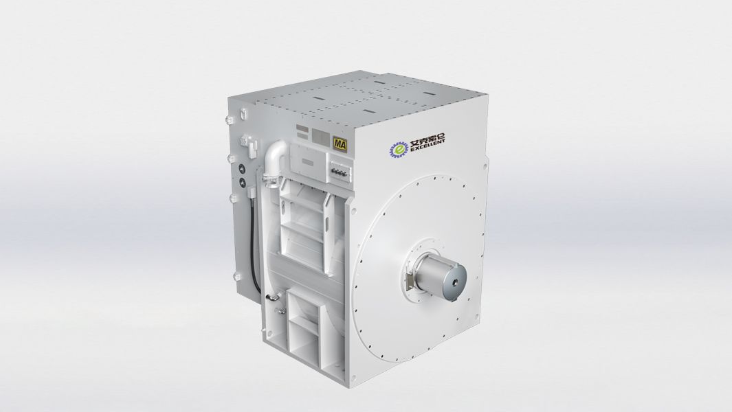 High-voltage permanent magnet synchronous integrated motor