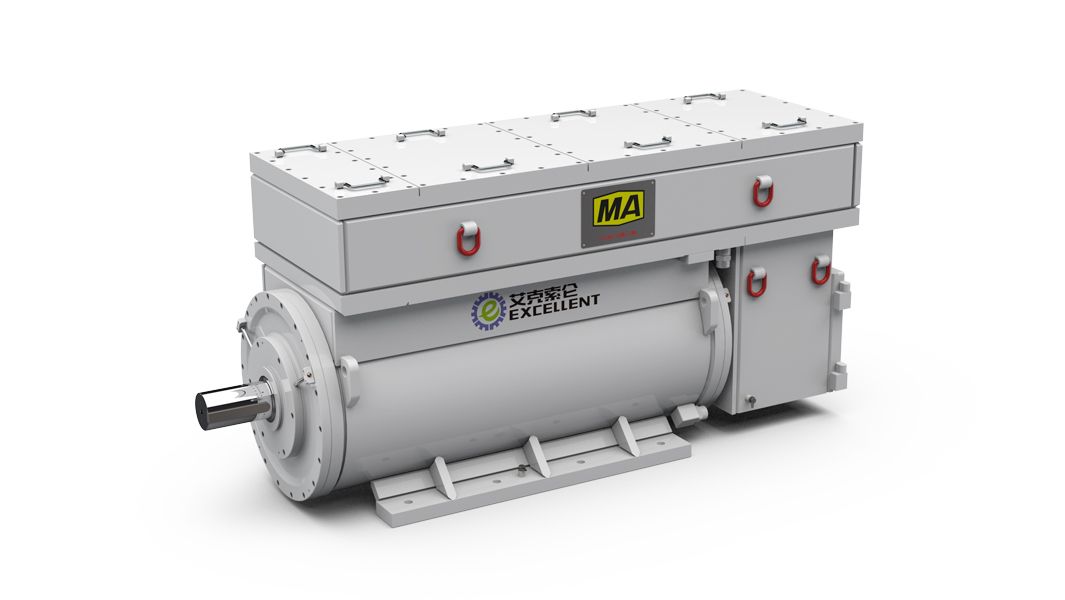 Permanent magnet synchronous integrated motor