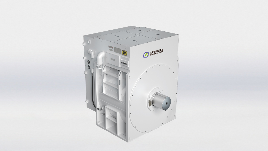 High-voltage permanent magnet synchronous integrated motor