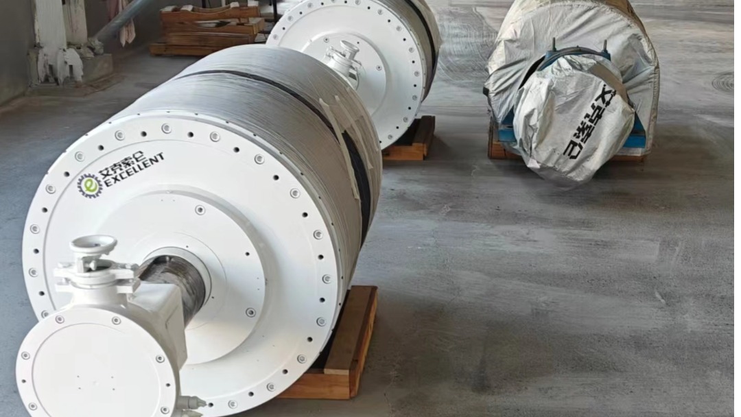 Port use Belt drives 200kw-Five-phase permanent magnet synchronous electric drum